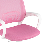 Офисное кресло с основанием из белого пластика Desk chairs Pink варинант исполнения - 6 | Loft Concept в Воронеже