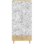 Шкаф с принтом Cotton варинант исполнения - 2 | Loft Concept в Воронеже