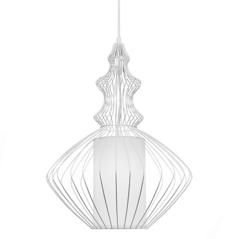 Подвесной светильник Wire Dream Pendant 2 Белый Белый Подвесной светильник Wire Dream Pendant 2 Белый Белый в Воронеже | Loft Concept