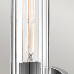 Бра для ванных комнат с прозрачным цилиндрическим плафоном на круглом основании Hinkley варинант исполнения - 10 | Loft Concept в Воронеже