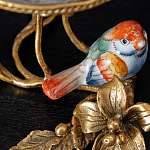 Чаша на ножке из стекла с бронзовыми элементами Bronze Branch варинант исполнения - 2 | Loft Concept в Воронеже