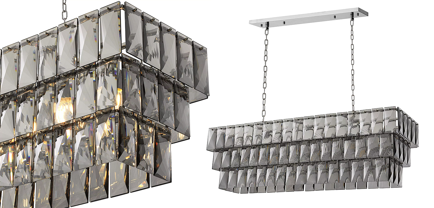 Люстра Eichholtz Chandelier Amazone Rectangular Nickel Люстра Eichholtz Chandelier Amazone Rectangular Nickel - Loft-Concept в Воронеже