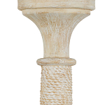 Люстра из дерева в форме подсвечника Coastal Aesthetics варинант исполнения - 2 | Loft Concept в Воронеже