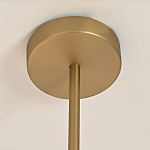 Люстра CANELLE Linear Chandelier 12 Modern Brass варинант исполнения - 4 | Loft Concept в Воронеже