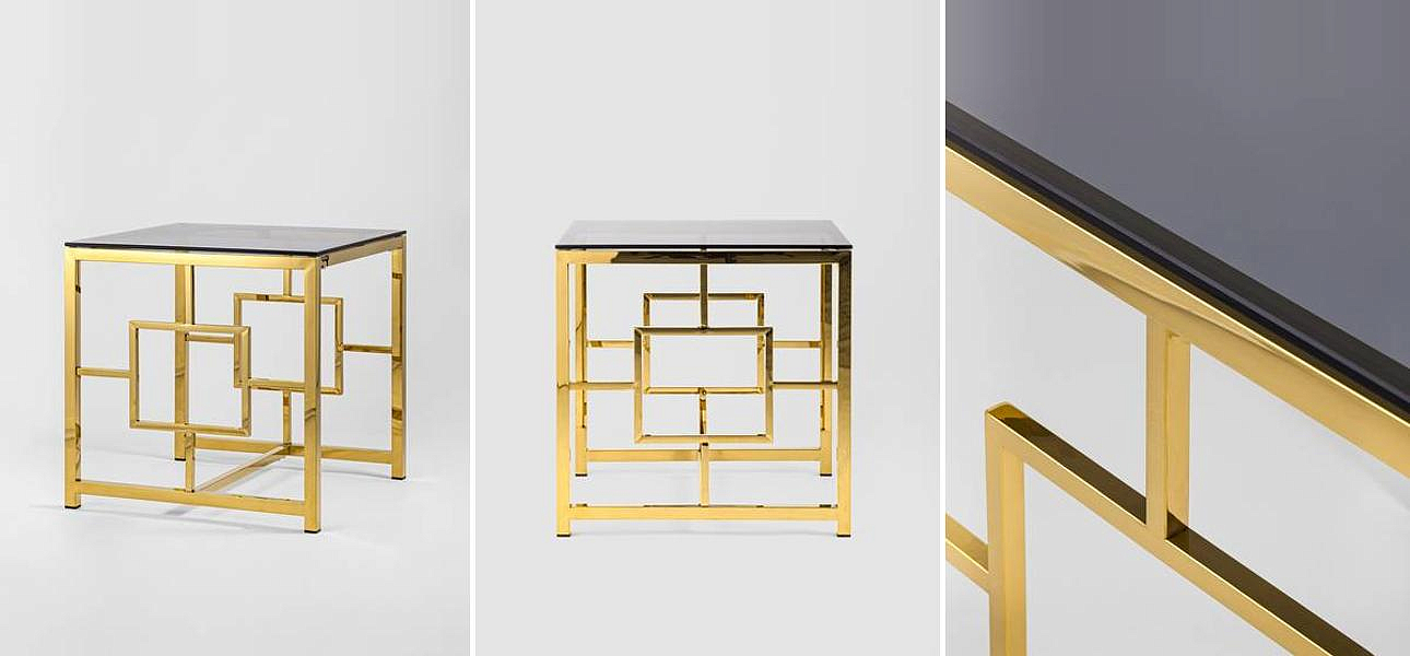Стол приставной Milan Tables Gold Стол приставной Milan Tables Gold - Loft-Concept в Воронеже