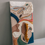 Тканый вручную текстильный гобелен Orchid варинант исполнения - 2 | Loft Concept в Воронеже