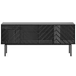 Длинная тумба с зеркальным декором Serena варинант исполнения - 3 | Loft Concept в Воронеже