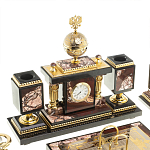 Настольный письменный набор из яшмы Manager Organizer варинант исполнения - 5 | Loft Concept в Воронеже