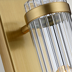 Бра вертикальное с рифленым стеклянным плафоном и прямоугольным основанием Quintiesse варинант исполнения - 4 | Loft Concept в Воронеже