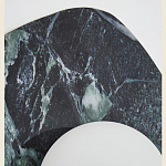 Бра с каменным основанием и плафоном из стекла Amazon Green Shaw Marble Lighting варинант исполнения - 1 | Loft Concept в Воронеже