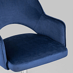 Кресло для компьютерного стола Veloury Blue варинант исполнения - 7 | Loft Concept в Воронеже