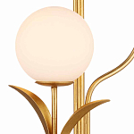 Торшер с золотым каркасом в виде стебля с листьями Inspired by Nature варинант исполнения - 2 | Loft Concept в Воронеже