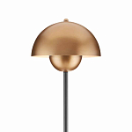Торшер с куполообразным абажуром на чёрном мраморном основании Riverside Floor Lamp варинант исполнения - 1 | Loft Concept в Воронеже