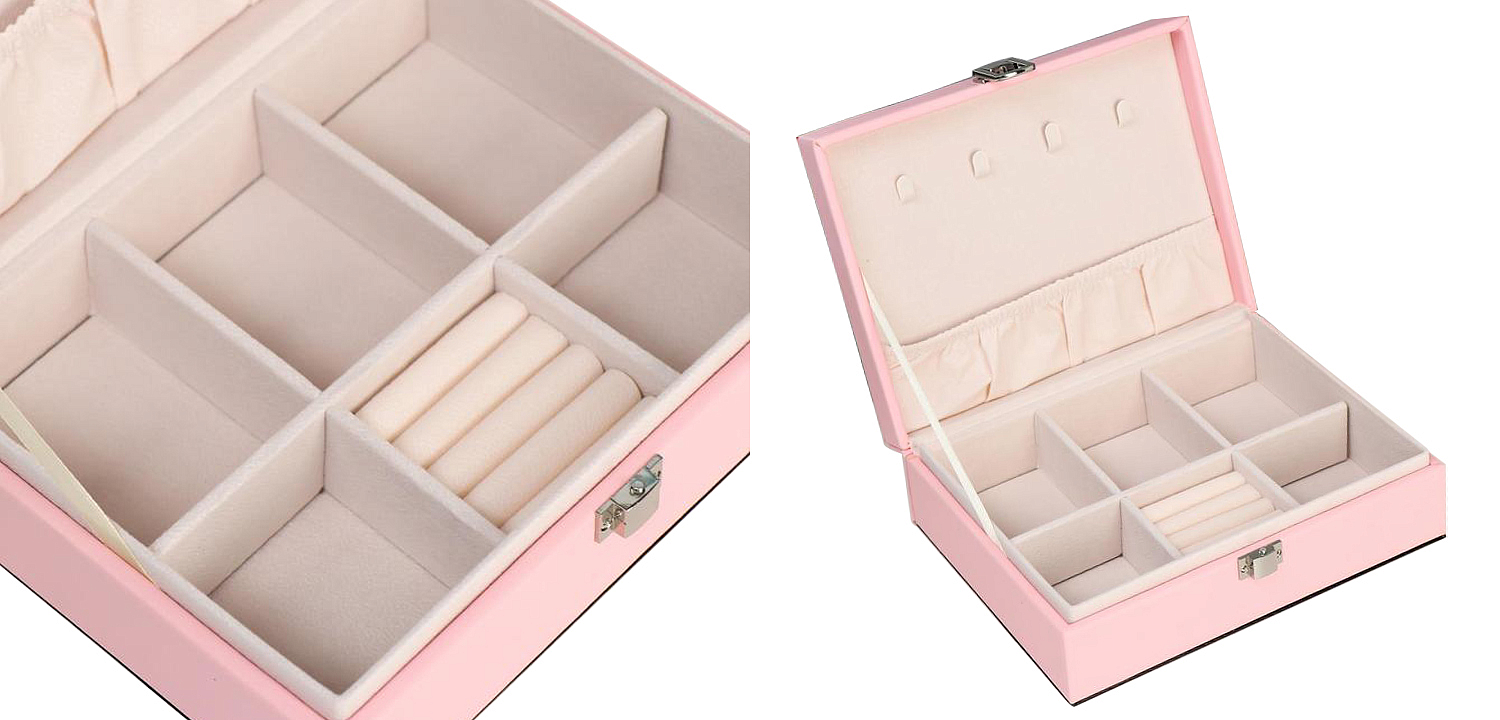 Шкатулка Varda Jewerly Organizer Box pink Шкатулка Varda Jewerly Organizer Box pink - Loft-Concept в Воронеже