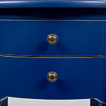 Синяя тумба на фигурных ножках Shelby варинант исполнения - 3 | Loft Concept в Воронеже