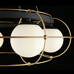 Люстра подвесная круглая с белыми плафонами Martin варинант исполнения - 4 | Loft Concept в Воронеже