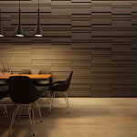 Гипсовая 3D Панель M-07 варинант исполнения - 1 | Loft Concept в Воронеже