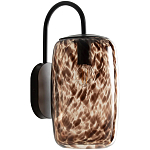 Бра с плафоном из янтарного стекла Amber Olmos Wall Lamp варинант исполнения - 1 | Loft Concept в Воронеже