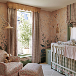 Обои ручная роспись Cecily pink варинант исполнения - 3 | Loft Concept в Воронеже