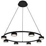 Люстра подвесная круглая черная Black Light Fixtures варинант исполнения - 1 | Loft Concept в Воронеже