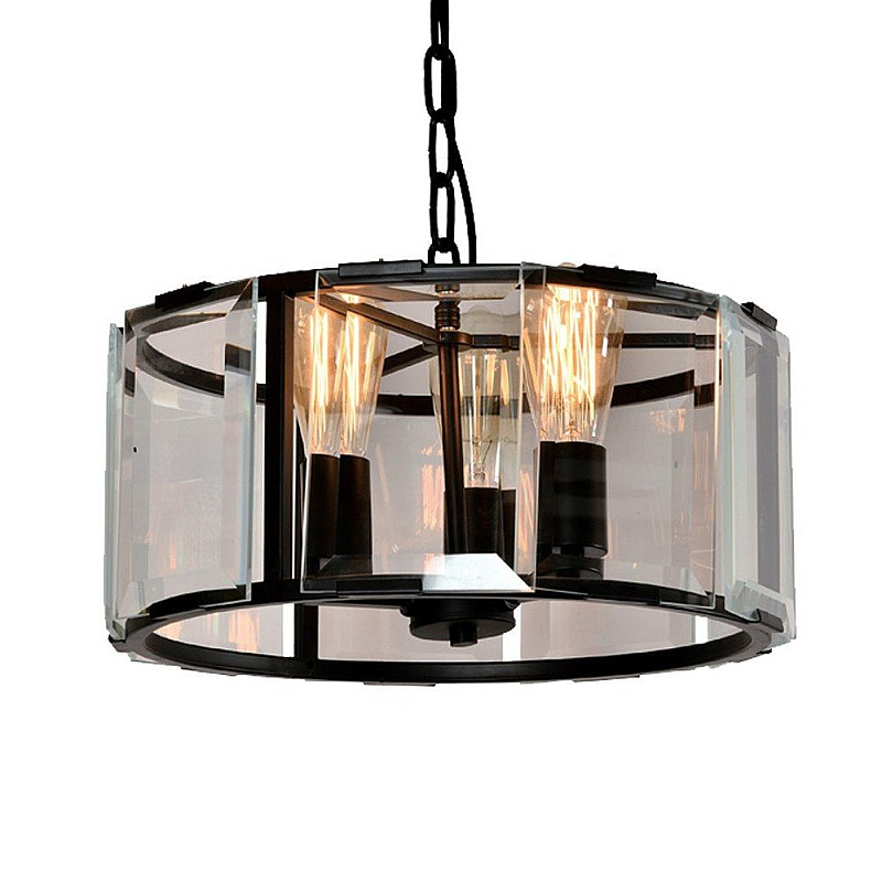 Люстра Harlow Crystal Round Chandelier Черный Люстра Harlow Crystal Round Chandelier Черный в Воронеже | Loft Concept
