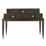 Премиальная Консоль с тремя ящиками Elsa Dreams Walnut варинант исполнения - 4 | Loft Concept в Воронеже