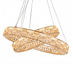 Люстра на 2 кольца с текстурной огранкой Reflection of Reality варинант исполнения - 2 | Loft Concept в Воронеже