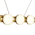 Люстра овальная с круглыми светодиодными источниками света Maxine Light варинант исполнения - 6 | Loft Concept в Воронеже