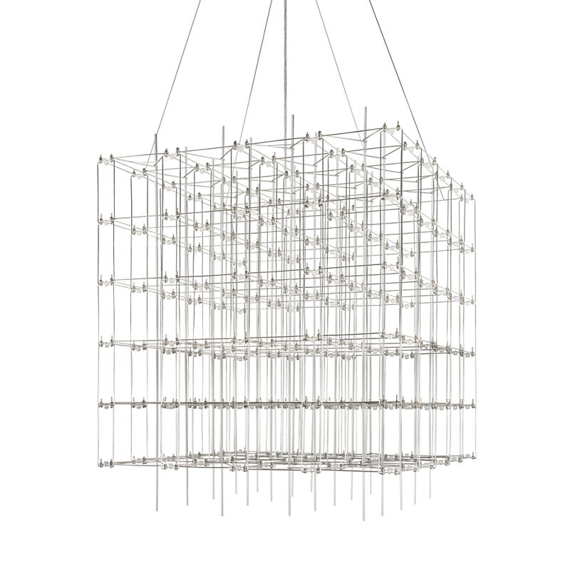 Подвесной светильник Fascinating Matrix Хром в Воронеже | Loft Concept 