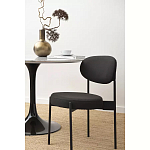 Стул мягкий Alfie Chair черный варинант исполнения - 7 | Loft Concept в Воронеже