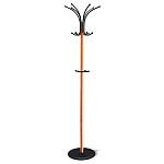 Вешалка с круглым основанием и черными металлическими крючками Industrial Metal Rust варинант исполнения - 1 | Loft Concept в Воронеже