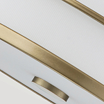 Потолочный светильник с белым матовым абажуром в металлическом каркасе Feiss варинант исполнения - 4 | Loft Concept в Воронеже