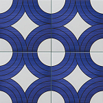 Дизайнерская плитка с узором Восьмерки варинант исполнения - 1 | Loft Concept в Воронеже