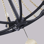 Люстра с 6-ю лампами и кремовыми деревянными бусинами Feiss варинант исполнения - 4 | Loft Concept в Воронеже