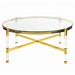 Кофейный столик со столешницей из стекла Crossy варинант исполнения - 1 | Loft Concept в Воронеже