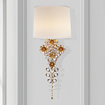 Бра с цветочным основанием и тканевым абажуром Tugella Flower Lamp варинант исполнения - 2 | Loft Concept в Воронеже