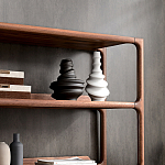 Стеллаж в гостиную для книг Moon Walnut Furniture варинант исполнения - 6 | Loft Concept в Воронеже