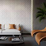 Гипсовая 3D панель с принтографией PM-18 варинант исполнения - 1 | Loft Concept в Воронеже