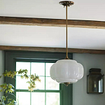 Подвесной светильник с абажуром из молочного стекла Vintage Charm варинант исполнения - 3 | Loft Concept в Воронеже