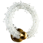 Бра кольцо с кристаллами из хрусталя Gilbertine Crystals Ring Wall Lamp варинант исполнения - 1 | Loft Concept в Воронеже