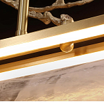 Люстра прямоугольная из фактурного стекла Chandelier Beam варинант исполнения - 9 | Loft Concept в Воронеже