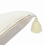 Подушка с цветочным принтом и кисточками Blooming Elegance Harper варинант исполнения - 3 | Loft Concept в Воронеже