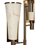 Торшер на три лампы с расцветкой под мрамор на матовом металлическом основании Elegant Classic Light варинант исполнения - 2 | Loft Concept в Воронеже