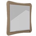 Зеркало квадратное c деревянной рамой из массива дуба Tasteful Furniture варинант исполнения - 1 | Loft Concept в Воронеже