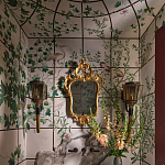 Обои ручная роспись Medici Standard colourway on white Williamsburg варинант исполнения - 1 | Loft Concept в Воронеже