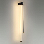 Бра черного цвета с изогнутым плафоном Luke Lampco Tracer Lamp варинант исполнения - 3 | Loft Concept в Воронеже