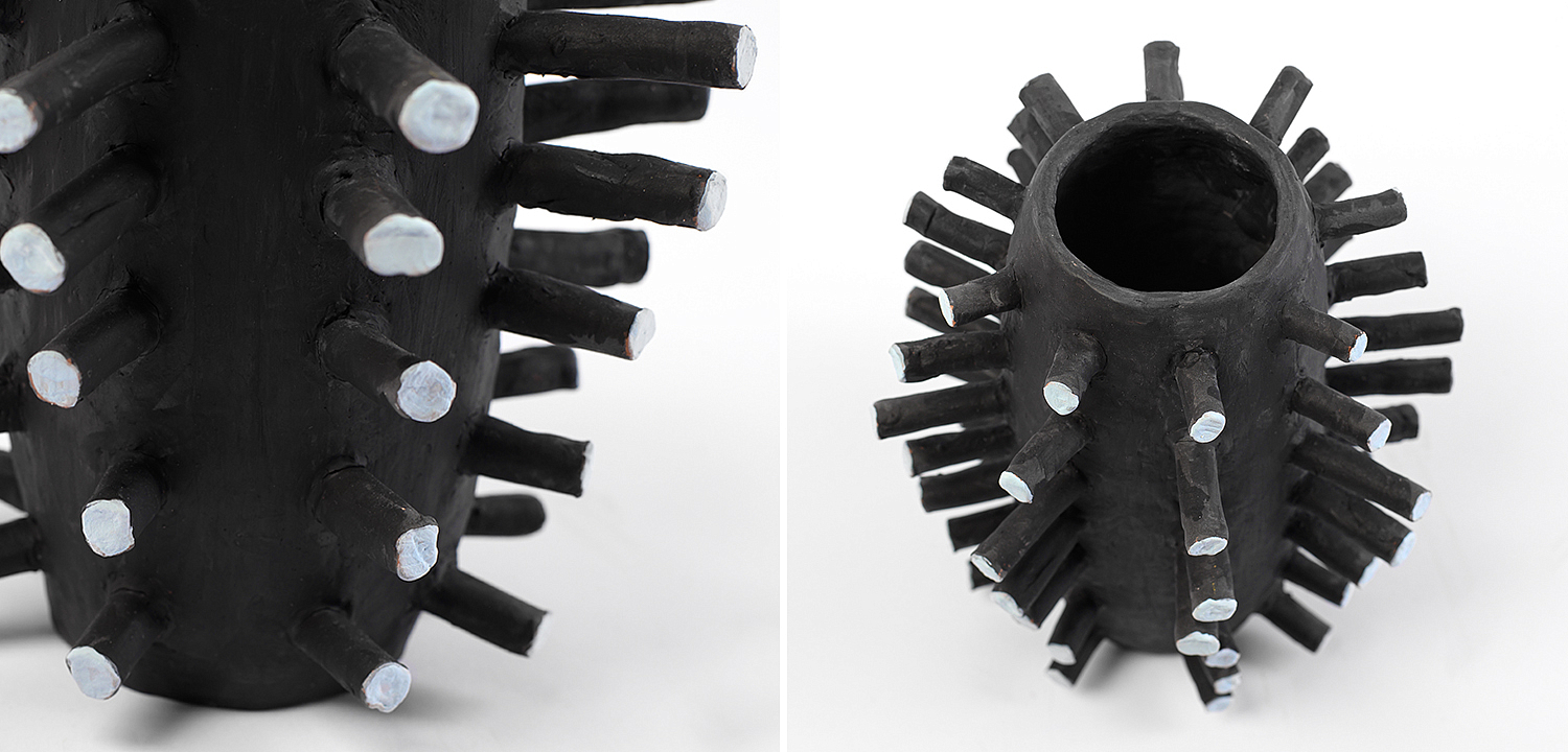 Ваза Shany Round Spikes Vase Ваза Shany Round Spikes Vase - Loft-Concept в Воронеже