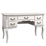 Стол рабочий белый из массива бука с 5-ю ящиками White Provence варинант исполнения - 1 | Loft Concept в Воронеже