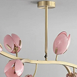 Дизайнерский Светильник Lilly Pink Tulip Lamp розовый плафон  варинант исполнения - 8 | Loft Concept в Воронеже