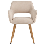 Стул в рогожке бежевого цвета NEASAN STOOL варинант исполнения - 2 | Loft Concept в Воронеже